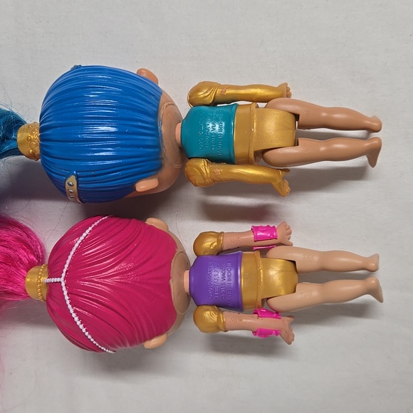 Shimmer & Shine LOT Little Golden Book & 2 Dolls Genie Mattel Viacom Nickelodeon - Picture 6 of 17